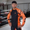 Pánske tričko Rashguard pre MMA do posilňovne NEO XL Model Longsleeve rashguard NEO ORANGE XL