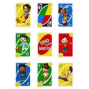 Mattel Games UNO Junior Move Kids Card Game with Action Rules for Family Ni Materiał papier