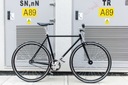 Woo Hoo Bikes — классический черный 19-дюймовый трековый велосипед с фиксированной передачей