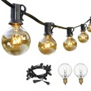 СВЕТЛАЯ САДОВАЯ ГИРЛЯНДИЯ 7,6М ЦЕПЬ ИЗ 25 ЛАМПОЧЕК