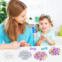 BRELOCZKI DO КЛЮЧІ КОМПЛЕКТ DIY KORALIKI AKRYL ДЛЯ ДІТИ ПОДАРУНОК 566 SZT.  (18737744331) фото min 5