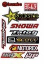 НАКЛЕЙКИ НА МОТОЦИКЛЫ ROCKSTAR SCOTT MOTOREX