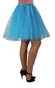 ЮБКА ТЮЛЬ ЮБКА 50см на подкладке, синяя