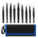 НАБОР МЕТАЛЛИЧЕСКИХ Пинцетов ESD Пинцеты Пинцеты 9 шт.