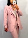 Женский костюм Женские костюмы Элегантный пиджак Брюки Розовый XL