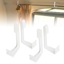 4PCS RV ШТОРИ КРІПЛЕННЯ Z SRUBOKRETEM БІЛА ZASLONA ABS PRZYTRZYMAJ EK  (17899630554) фото min 8