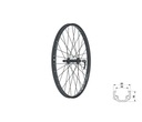 Черное переднее велосипедное колесо Kellys Wasper V-brake F 24
