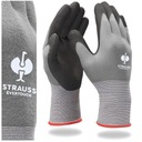 Rękawice robocze STRAUSS rękawiczki nitrylowe 9-L Wodoodporne MOCNE para