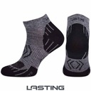 Športové ponožky z merino vlny sivé 34-37 Kolekcia całoroczna