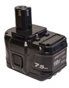 Аккумулятор для RYOBI ONE+ 18В 7,5Ач RB18L75