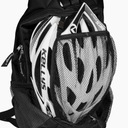 Cyklistický batoh 18l čierny červený zips Hmotnosť 390 g