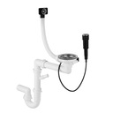 СИФОН НАСТЕННЫЙ ОДНОКАМЕРНЫЙ ДЛЯ МОЙКИ