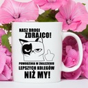 BÖGRE FEHÉR HATALMAS 890ML KOLLÉGANŐNEK AJÁNDÉKBA A MUNKAHELYRE BÚCSÚ WZ Csomagolás állapota eredeti