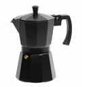 АЛЮМИНИЕВАЯ КОФЕМАРКА 300 МЛ Черная кофеварка DOMOTTI 6 чашек для эспрессо