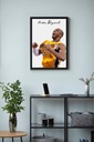 Kobe Bryant Lakers Plagát Obrázok s basketbalistom rámčeka Darček NBA Kód výrobcu Obraz Koszykówka Prezent na ścianę ozdoba