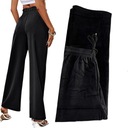 Женские широкие брюки-карго в рубчик, широкие брюки из шведского бархата