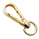 КАРАБИН, основание, застежка с винтом, 40мм, ЗОЛОТО