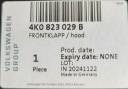 КАПОТ КРИШКА ДВИГУНА AUDI A6 4K 4K0823029B NOWA!  (17209631387) фото min 11