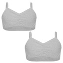 2-PACK TOPÓW SPORTOWYCH DLA DZIEWCZYNKI 128/134