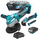 УГЛОВАЯ ШЛИФРОВОЧНАЯ МАШИНА Li-Ion 18 В 2 Ач 125 мм DEDRA SAS