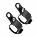 2 ШТУК МОТОЦИКЛ TURN LIGHT КРОНШТЕЙН FIT 30-45MM ПЕРЕДНІЙ ВИЛКА СКУТЕР ЧОРНИЙ  фото 12