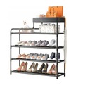 Пятиуровневый книжный шкаф-органайзер-подставка с 5 полками для обуви, сумок 80 см
