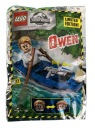 Полиэтиленовый пакет с минифигурками LEGO Jurassic World — Оуэн с каяком #122007