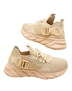 БЕЖЕВАЯ ЖЕНСКАЯ СПОРТИВНАЯ ОБУВЬ FOREFFA 36