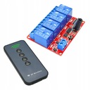 12В 4-канальный радиочастотный релейный пульт дистанционного управления 4-х клавишный модуль