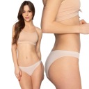 Трусики Gatta Tanga Sensual Бесшовные Бежевые М