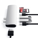 Satechi Pro Hub Adapter aluminiowy Hub USB-C do MacBook USB-A 4K HDMI SD Kod producenta ST-CMBPS