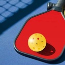 Piłka Pickleball Trwała do użytku w pomieszczeniach na zewnątrz Żółta Oznaczenie brak