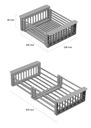 СИФОН ДЛЯ 1-КОМНАТНОЙ МОЙКИ, СЕРЫЙ, ТЕЛЕСКОПИЧЕСКИЙ СЛИВ