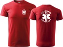 Pánske tričko Záchranár pre záchranárov M Dominujúci vzor print (potlač)