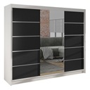 Большой ШКАФ РАЗДВИЖНЫЙ Derby VI 200см + ЗЕРКАЛО