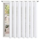 КЛАССИЧЕСКАЯ БЕЛАЯ КЛАССИЧЕСКАЯ ГЛАДКАЯ ШТОРА ИЗ ВЮАЛИ С Люверсами 300х250см