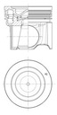 KOLBENSCHMIDT 40922600 PISTÓN 