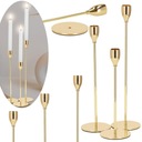 НАБОР ПОДСВЕЧНИКОВ МЕТАЛЛ НАБОР ЗОЛОТОЙ УКРАШЕНИЕ ДЛЯ ГЛАМУРНЫХ СВЕЧЕЙ 3 ШТ.