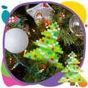 Пазлы Пиксели Jixelz Bauble Christmas Tree Fat Brain