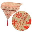 Дорожка для РОЖДЕСТВЕНСКОГО СТОЛА, ДЖУТОВАЯ СКАТЕРТЬ