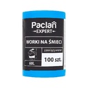 Пакеты для мусора PACLAN EXPERT 60л, завязанные, 100 шт.
