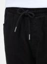 TERRANOVA nohavice s šnúrkami čierne džínsy M Strih zúžený