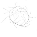 РОЖДЕСТВЕНСКАЯ ГИРЛЯНДИЯ - МАЛЕНЬКИЕ БУСИНЫ - 105СМ