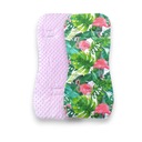 ВСТАВКА ДЛЯ КОЛЯСКИ, УНИВЕРСАЛЬНАЯ, ДВУХСТОРОННЯЯ, ХЛОПКОВЫЙ И МИНКИ ЦВЕТА