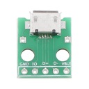 Адаптер MICRO USB-DIP, 5-контактный гнездовой разъем B