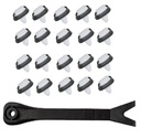 20X REMACHE DE COLECTOR MOLDURAS BOCZNEJ PARA FIAT DUCATO CITROEN JUMPER PEUGEOT BOXER 