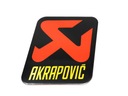 ЭМБЛЕМА ALU AKRAPOVIC, НАКЛЕЙКА, ВЫХЛОП, БОЛЬШОЙ ГЛУШИТЕЛЬ