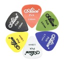 НАБОР ИЗ 6 ГИТАРНЫХ медиаторов FEATHER 0,58-1,5 мм, МАТОВЫЙ