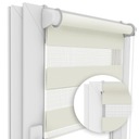 РОЛЛОННЫЕ ШТОРЫ ДЕНЬ НОЧЬ, РАЗМЕР НЕЗАВИСИМОГО, ВАНИЛЬНО-БЕЖЕВЫЙ