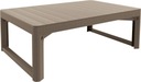 Záhradný stôl ONLY rattan | cappuccino Šírka nábytku 116 cm